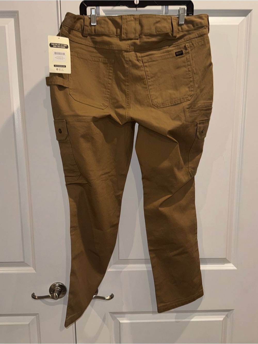 Women's Duluth Flex Fire HoseSlim Leg Cargo Cursetter Pant S 16X 29 (36” Waist) - Picture 3 of 10